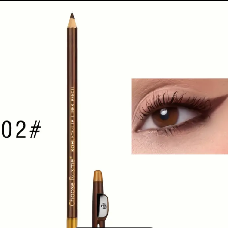 Lip- and Eyeliner gecombineerd, met eigen puntenslijper